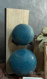 N.2  Fitball e carrello di supporto