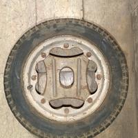 portaruota anteriore lambretta cerchio accessorio 