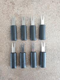 Set 8 spiedini per pannocchie mais nuovi 