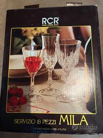 Servizio di cristallo RCR 18 pezzi