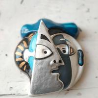 Maschera di cartapesta da appendere 