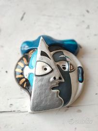 Maschera di cartapesta da appendere 