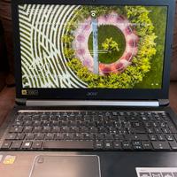 Pc notebook aspire 7 con scatola