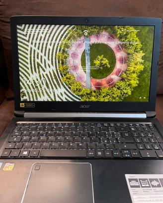 Pc notebook aspire 7 con scatola