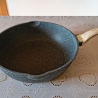 Padella Wok in pietra lavica 32 cm