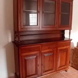 Credenza napoletana - cristalliera - arte povera