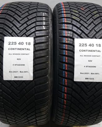 2 GOMME 225 40 18 CONTINENTAL BR1333