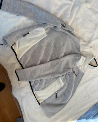 Completo termico mizuno e pile bambino/a 12 anni