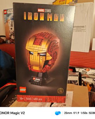 lego 76165 casco iron man