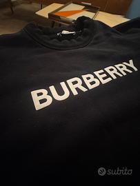 Felpa Burberry nera, taglia M