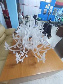 Lampadario ginetta white suspation