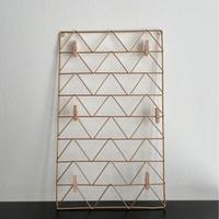 Espositore con mollettine