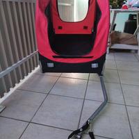 Rimorchio bici per cani taglia media mai usato