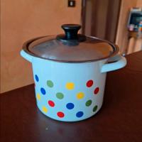 Pentola bollipasta in ceramica con coperchio