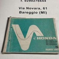 CATALOGO RICAMBI HONDA GL 1000/ITD/K1/K2