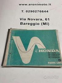 CATALOGO RICAMBI HONDA GL 1000/ITD/K1/K2