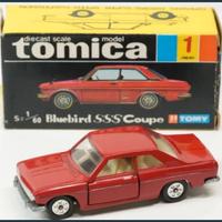 TOMY Tomica N1 Nissan New Bluebird SSS Coupe ©1970