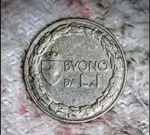 Regno d'Italia, Buono da 1 Lira, 1924