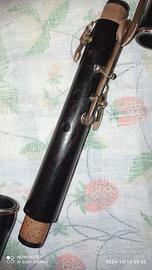 FLAUTO "TERZINO" MIb D'EPOCA - 6 Chiavi, Restaurat