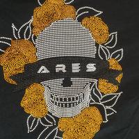 miniabito teschio e rose. Misura unica 