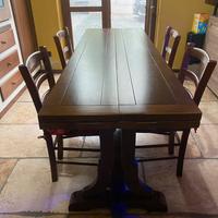 Tavolo a libro in legno