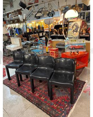 SEDIA KARTELL 4875 CARLO BARTOLI NERA LUCIDA