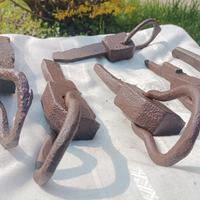 Antico fermo in ferro battuto inizio '900