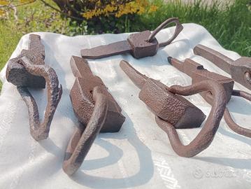 Antico fermo in ferro battuto inizio '900