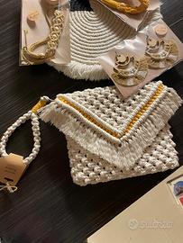 Borsa in macrame