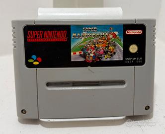 Super Mario kart e super mario world per snes