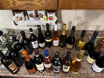 Vino bianco rosso vari tipi