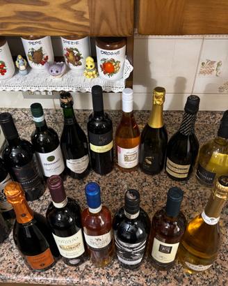 Vino bianco rosso vari tipi