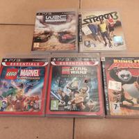 LOTTO PS3 PLAYSTATION 3 LEGO KUNG FU PANDA WRC