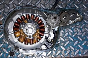 Beta 350 M4 : statore ingranaggi avviamento carter
