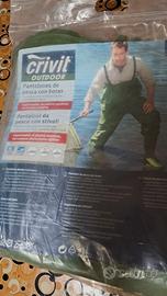 Pantalone da pesca con stivali