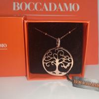 Collana rosata con ciondolo albero della vita e zi