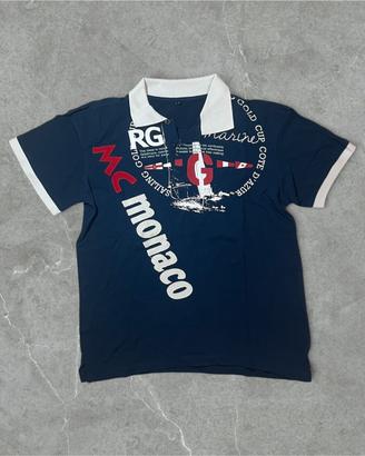 Polo Vintage MC Monaco Marine Gold Cup