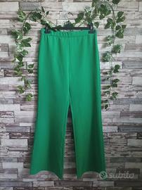 PANTALONI VITA ALTA E GAMBA AMPIA VARIE TAGLIE