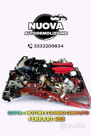 SLITTA + MOTORE E CAMBIO FERRARI 488
