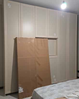 camera da letto ancora da montare 