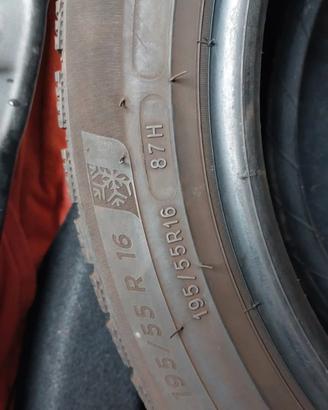 Ruote invernali Michelin 195/55 R16