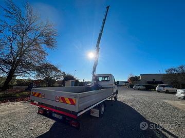 Iveco 50-17 cassone fisso e Gru Heila 2500