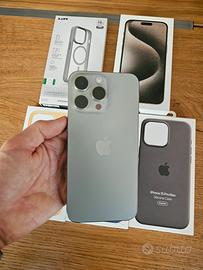 iPhone 15 Pro Max 256GB Titanio – Come nuovo
