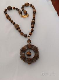 Collana in occhio di tigre