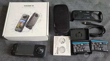 Insta360 X4 nuova 2 batterie ancora in garanzia
