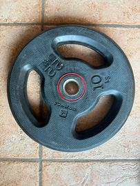 Dischi gommati 10kg decathlon