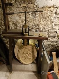 bigolaro antico torchio pasta più altro materiale 