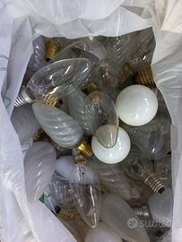 Lampadine incandescenza  usate, E27-E14
