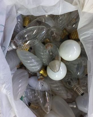 Lampadine incandescenza  usate, E27-E14