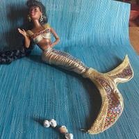 BARBIE MATTEL JEWEL HAIR MERMAID 1995 #14587 Siren